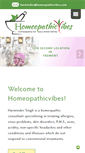 Mobile Screenshot of homeopathicvibes.net